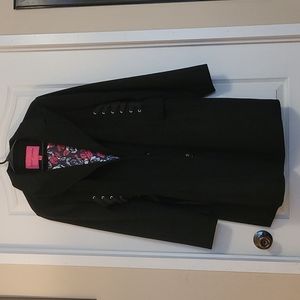 Betsy Johnson wool dress coat